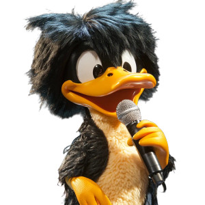 Singing Duck Vinyl Car Decal Sticker – Waterproof & UV-Resistant 8"