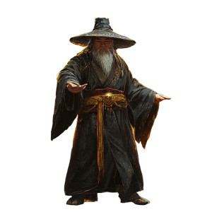 Asian Wizard Vinyl Car Decal Sticker – Waterproof & UV-Resistant 8" Asian Wizard Vinyl Car Decal Sticker – Waterproof & UV-Resistant 8"