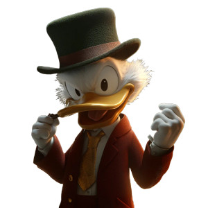 Angry Scrooge Mcduck Vinyl Car Decal Sticker – Waterproof & UV-Resistant 8" Angry Scrooge Mcduck Vinyl Car Decal Sticker – Waterproof & UV-Resistant 8"