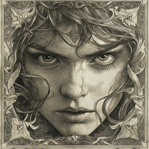 Mysterious Medieval Woman Vinyl Car Decal Sticker – Waterproof & UV-Resistant 8" Mysterious Medieval Woman Vinyl Car Decal Sticker – Waterproof & UV-Resistant 8"