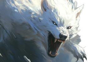 White Wolf Attack Vinyl Car Decal Sticker – Waterproof & UV-Resistant 8" White Wolf Attack Vinyl Car Decal Sticker – Waterproof & UV-Resistant 8"