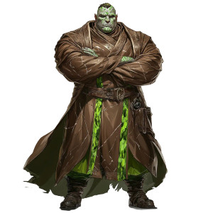 Earth Genasi Bureaucrat Vinyl Car Decal Sticker – Waterproof & UV-Resistant 8"