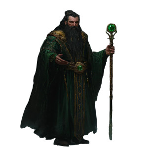 Green Robed Wizard Vinyl Car Decal Sticker – Waterproof & UV-Resistant 8" Green Robed Wizard Vinyl Car Decal Sticker – Waterproof & UV-Resistant 8"