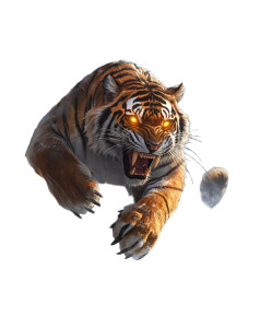 Fierce Roaring Tiger Vinyl Car Decal Sticker – Waterproof & UV-Resistant 8" Fierce Roaring Tiger Vinyl Car Decal Sticker – Waterproof & UV-Resistant 8"