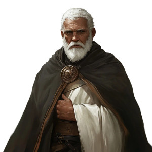 Wise Old Cleric Vinyl Car Decal Sticker – Waterproof & UV-Resistant 8"