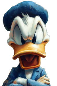 Angry Donald Duck V2 Vinyl Car Decal Sticker – Waterproof & UV-Resistant 8" Angry Donald Duck V2 Vinyl Car Decal Sticker – Waterproof & UV-Resistant 8"