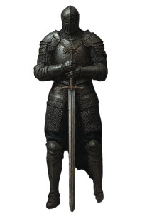 Gothic Knight V3 Vinyl Car Decal Sticker – Waterproof & UV-Resistant 8"