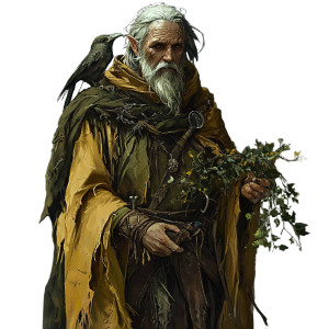 Elven Druid Priest Vinyl Car Decal Sticker – Waterproof & UV-Resistant 8" Elven Druid Priest Vinyl Car Decal Sticker – Waterproof & UV-Resistant 8"