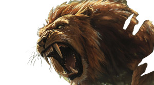 Growling Lion Vinyl Car Decal Sticker – Waterproof & UV-Resistant 8" Growling Lion Vinyl Car Decal Sticker – Waterproof & UV-Resistant 8"