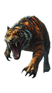Dragon-Tiger Beast Vinyl Car Decal Sticker – Waterproof & UV-Resistant 8"