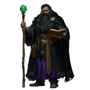 Elder Cleric Mage Vinyl Car Decal Sticker – Waterproof & UV-Resistant 8"