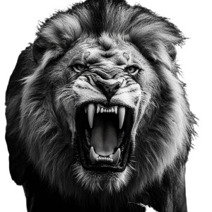 Ferocious Lion Vinyl Car Decal Sticker – Waterproof & UV-Resistant 8" Ferocious Lion Vinyl Car Decal Sticker – Waterproof & UV-Resistant 8"