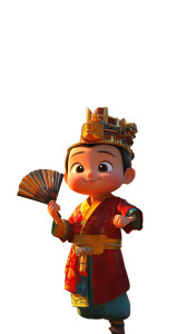 Young Chinese King Vinyl Car Decal Sticker – Waterproof & UV-Resistant 8"