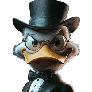 Evil Mcduck Vinyl Car Decal Sticker – Waterproof & UV-Resistant 8"