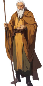 Wise Anime Mentor Vinyl Car Decal Sticker – Waterproof & UV-Resistant 8"