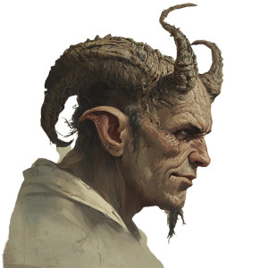 Grotesque Demon Man Vinyl Car Decal Sticker – Waterproof & UV-Resistant 8"