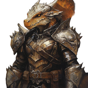 Armored Dragonborn Vinyl Car Decal Sticker – Waterproof & UV-Resistant 8"