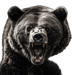 Angry Bear Portrait Vinyl Car Decal Sticker – Waterproof & UV-Resistant 8" Angry Bear Portrait Vinyl Car Decal Sticker – Waterproof & UV-Resistant 8"