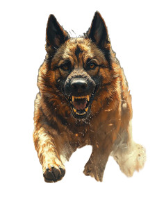 Angry German Shepherd V3 Vinyl Car Decal Sticker – Waterproof & UV-Resistant 8" Angry German Shepherd V3 Vinyl Car Decal Sticker – Waterproof & UV-Resistant 8"
