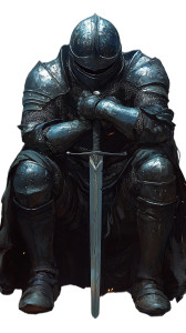 Knight In Armor V11 Vinyl Car Decal Sticker – Waterproof & UV-Resistant 8"