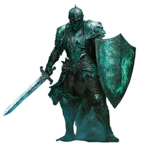 Spectral Armor Warrior Vinyl Car Decal Sticker – Waterproof & UV-Resistant 8"
