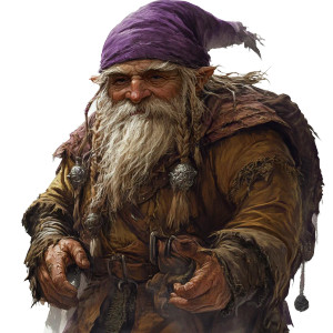 Mysterious Gnome Sage Vinyl Car Decal Sticker – Waterproof & UV-Resistant 8"