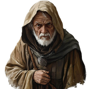 Medieval Old Man V2 Vinyl Car Decal Sticker – Waterproof & UV-Resistant 8"