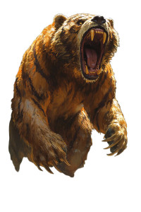 Kalidahs Roaring Vinyl Car Decal Sticker – Waterproof & UV-Resistant 8"