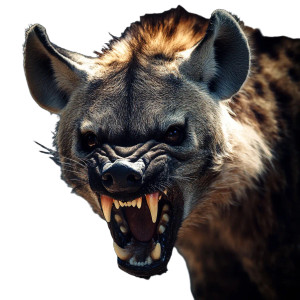 Aggressive Hyena Head Vinyl Car Decal Sticker – Waterproof & UV-Resistant 8" Aggressive Hyena Head Vinyl Car Decal Sticker – Waterproof & UV-Resistant 8"