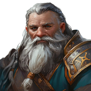 Twilight Cleric Dwarf Vinyl Car Decal Sticker – Waterproof & UV-Resistant 8"