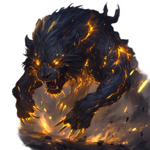 Mutated Lion Boss Vinyl Car Decal Sticker – Waterproof & UV-Resistant 8"