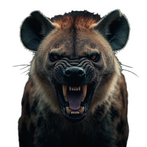 Aggressive Hyena Portrait Vinyl Car Decal Sticker – Waterproof & UV-Resistant 8" Aggressive Hyena Portrait Vinyl Car Decal Sticker – Waterproof & UV-Resistant 8"