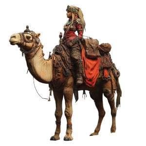 Camel Centaur Vinyl Car Decal Sticker – Waterproof & UV-Resistant 8"