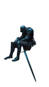 Lonely Knight V4 Vinyl Car Decal Sticker – Waterproof & UV-Resistant 8"