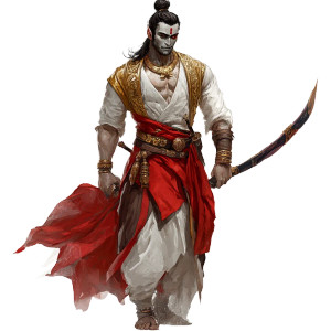 Royal Half-Orc Monk Vinyl Car Decal Sticker – Waterproof & UV-Resistant 8" Royal Half-Orc Monk Vinyl Car Decal Sticker – Waterproof & UV-Resistant 8"