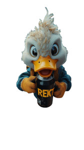 Epik Duck Leap Vinyl Car Decal Sticker – Waterproof & UV-Resistant 8" Epik Duck Leap Vinyl Car Decal Sticker – Waterproof & UV-Resistant 8"