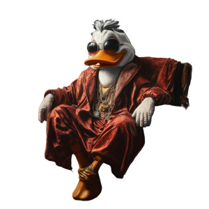 Arrogant Scrooge Mcduck Vinyl Car Decal Sticker – Waterproof & UV-Resistant 8"