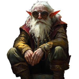 Old Elf Man Vinyl Car Decal Sticker – Waterproof & UV-Resistant 8"