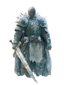 Frost Templar Knight Vinyl Car Decal Sticker – Waterproof & UV-Resistant 8"