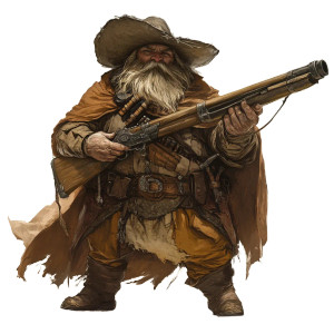 Desert Dwarf Ranger Vinyl Car Decal Sticker – Waterproof & UV-Resistant 8" Desert Dwarf Ranger Vinyl Car Decal Sticker – Waterproof & UV-Resistant 8"