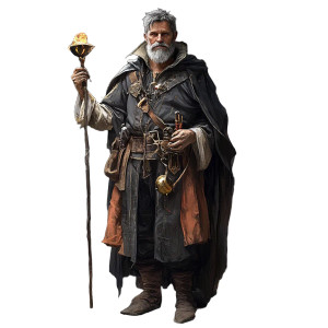 Grey Wizard Vinyl Car Decal Sticker – Waterproof & UV-Resistant 8"