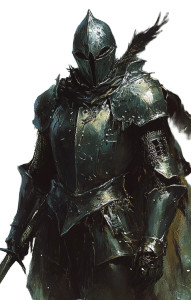 Blackened Thorn Knight Vinyl Car Decal Sticker – Waterproof & UV-Resistant 8"