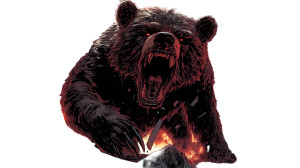 Demonic Bear Concept Vinyl Car Decal Sticker – Waterproof & UV-Resistant 8"