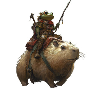 Frog Rider Vinyl Car Decal Sticker – Waterproof & UV-Resistant 8"