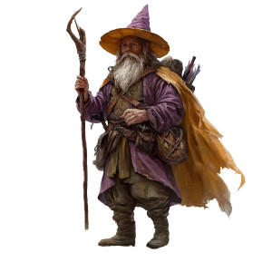 Dnd Wizard Vinyl Car Decal Sticker – Waterproof & UV-Resistant 8"