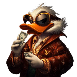 Scrooge Mcduck Luxe V2 Vinyl Car Decal Sticker – Waterproof & UV-Resistant 8" Scrooge Mcduck Luxe V2 Vinyl Car Decal Sticker – Waterproof & UV-Resistant 8"