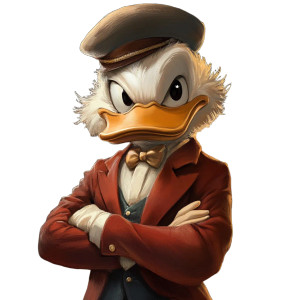Scrooge Mcduck Vinyl Car Decal Sticker – Waterproof & UV-Resistant 8" Scrooge Mcduck Vinyl Car Decal Sticker – Waterproof & UV-Resistant 8"