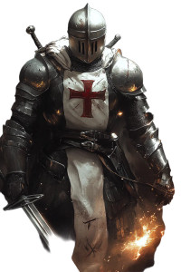 Future Templar Knight Vinyl Car Decal Sticker – Waterproof & UV-Resistant 8" Future Templar Knight Vinyl Car Decal Sticker – Waterproof & UV-Resistant 8"