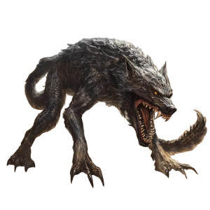 Scorpion Dire Wolf Vinyl Car Decal Sticker – Waterproof & UV-Resistant 8"