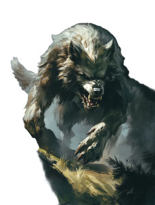 Wolf-Like Worg Vinyl Car Decal Sticker – Waterproof & UV-Resistant 8"